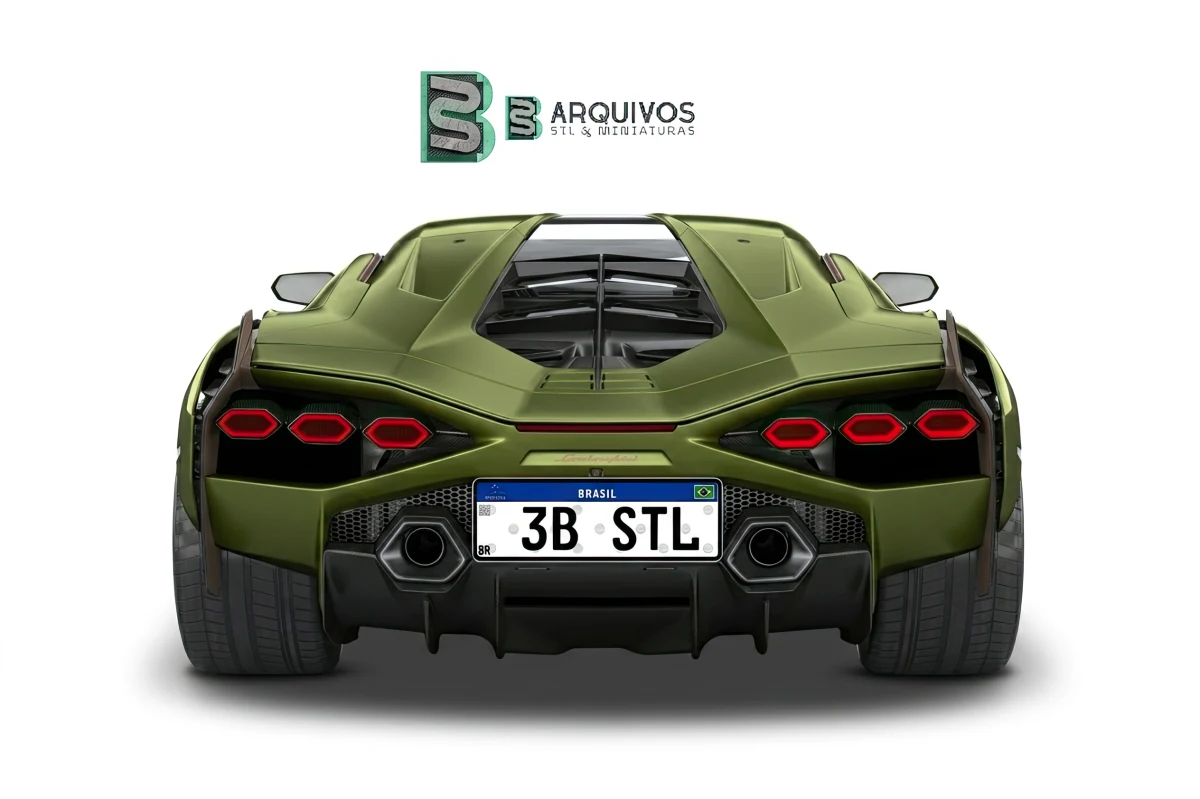 Modelo 3D STL - Lamborghini Sian 2020 — foto 4